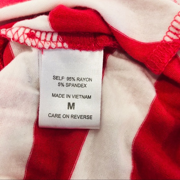 NEW YORK & COMPANY/ RUCHED STRIPED TOP - Picture 5 of 5